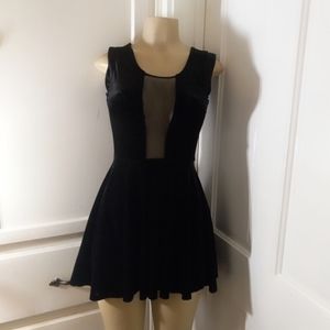 Goodtime black front & back see through dress